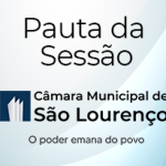 Pauta da Sessão