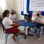 Conversa com a diretoria na Escola Coronel Manoel Dias Ferraz