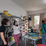 Organização da brinquedoteca na Escola Ismael Junqueira de Souza